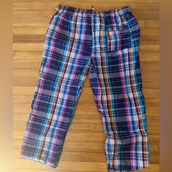 Psycho Bunny Multicolor Plaid PJ pants size XL - Picture 4 of 4